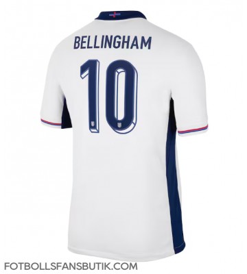 England Jude Bellingham #10 Replika Hemmatröja EM 2024 Kortärmad